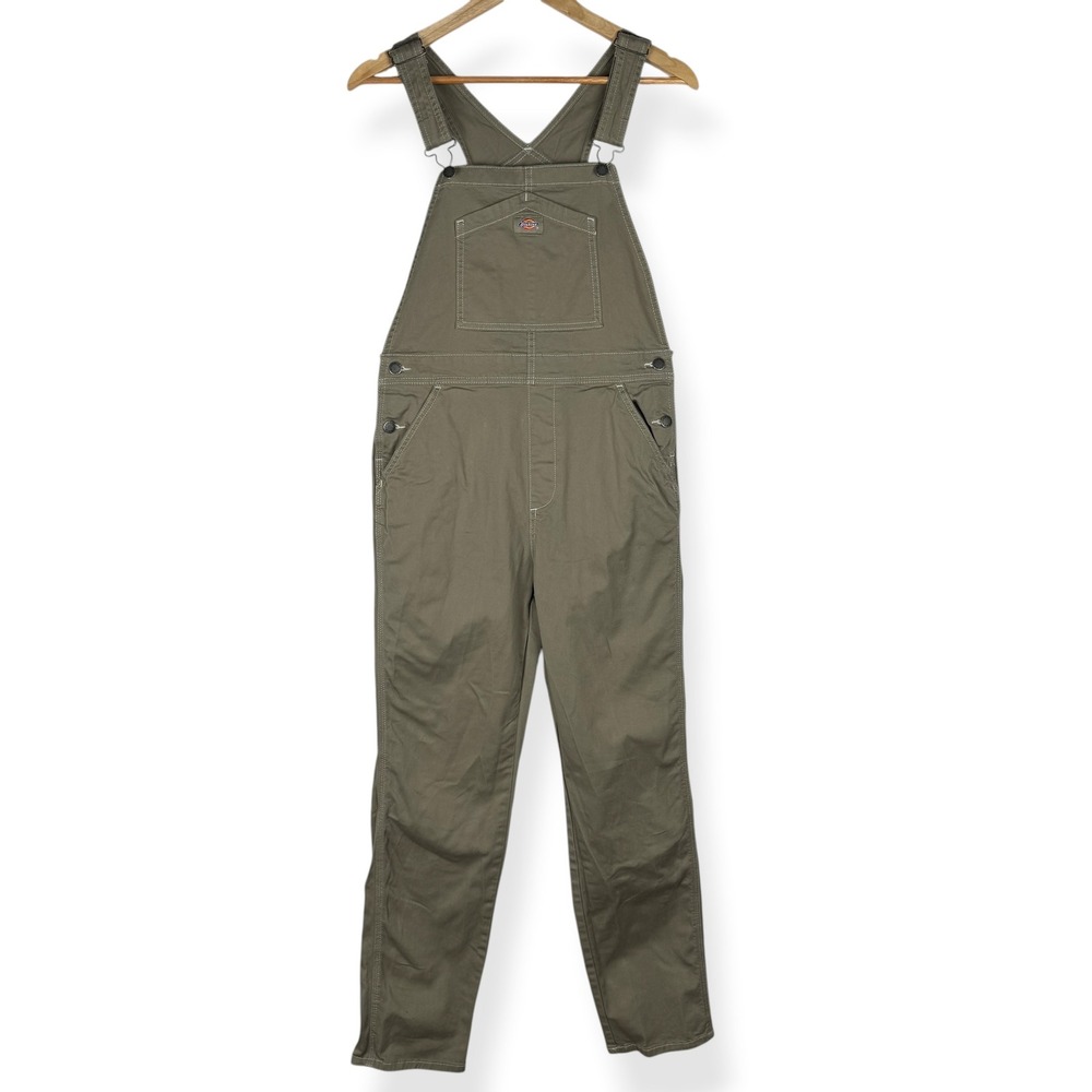 Dickies Overalls Womens Size Small Olive Green Workwear Gorpcore Grunge HIking